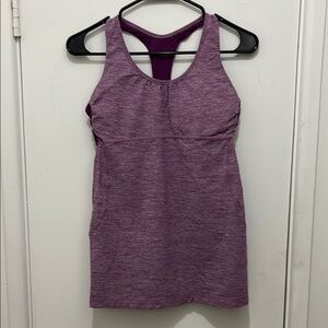 Lululemon Purple Athletic Tank Top